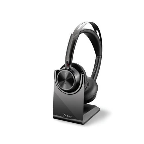 Poly Telefon-Headsets Voyager Focus 2 UC, Microsoft, USB-A mit Ladestati